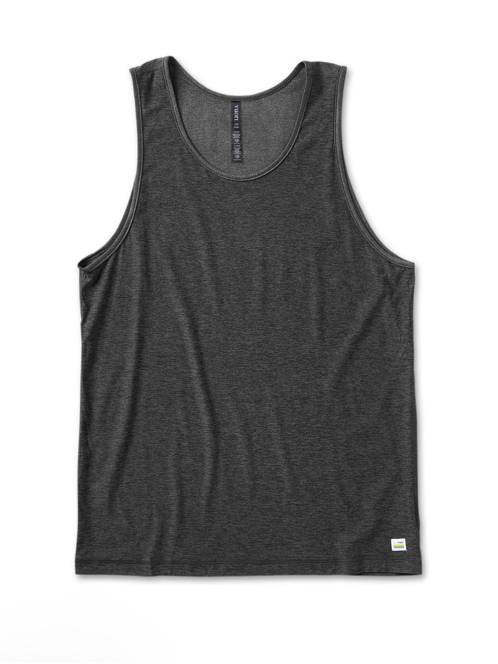 Vuori Strato Tech Tank - Charcoal Heather